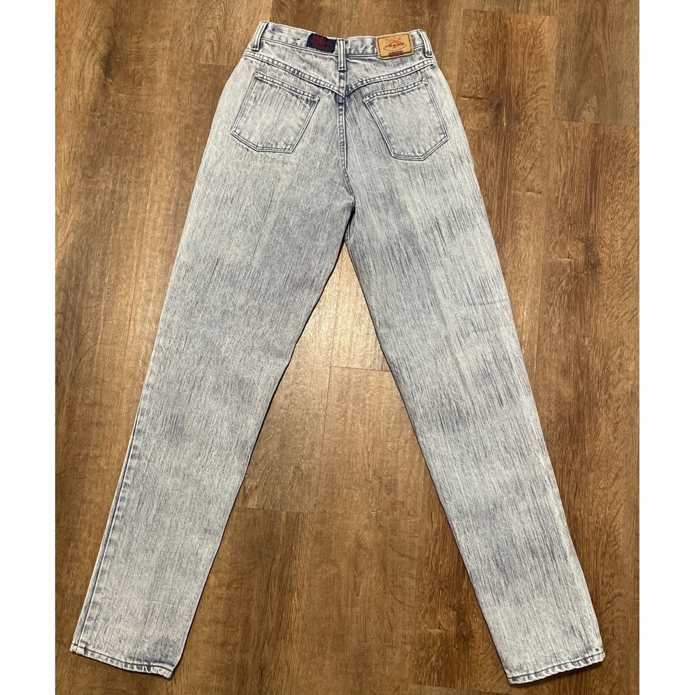 Vintage Cowgirl Panhandle Slim Jeans Womens Size 11/12 Light Denim Made in USA - Picture 3 of 9